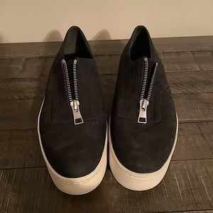 Never Worn Vince Suede Platform Slip On Shoes Sz 7